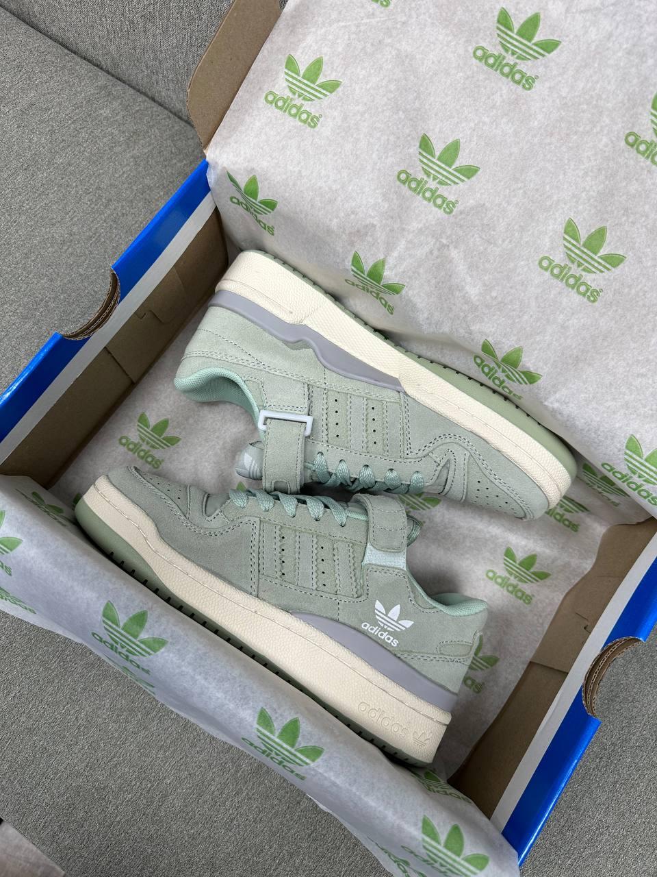 Adidas Forum Low Green Suede