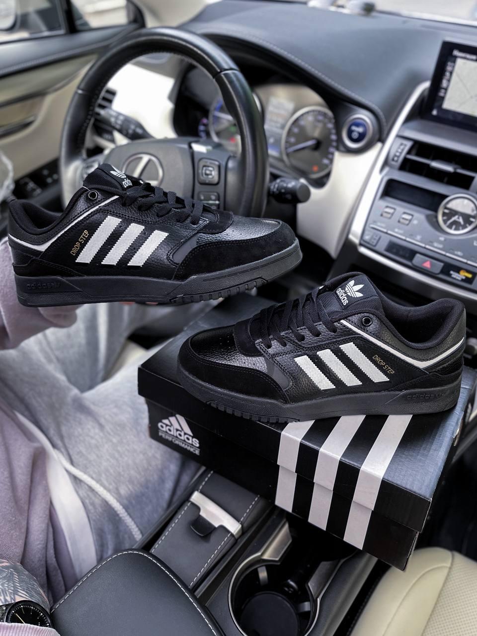 Adidas Drop Step Black White v2