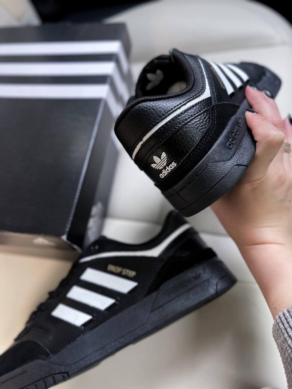 Adidas Drop Step Black White v2
