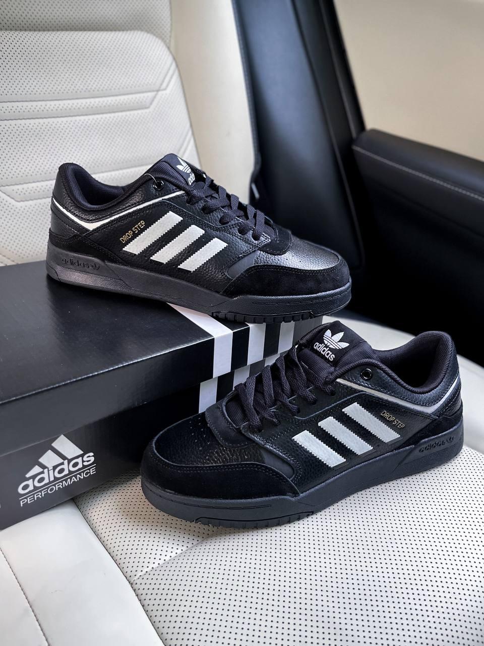 Adidas Drop Step Black White v2