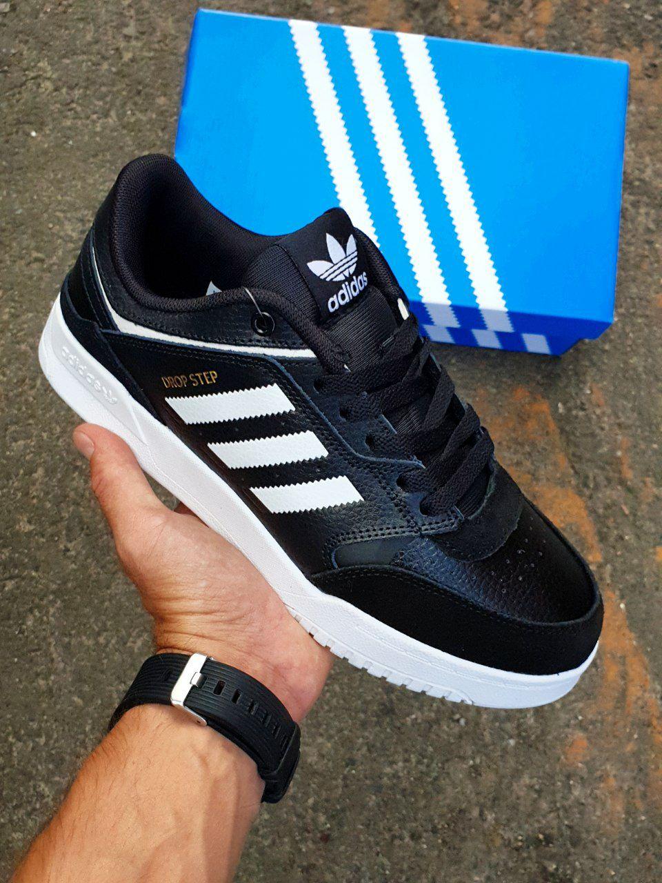 Adidas Drop Step White Black