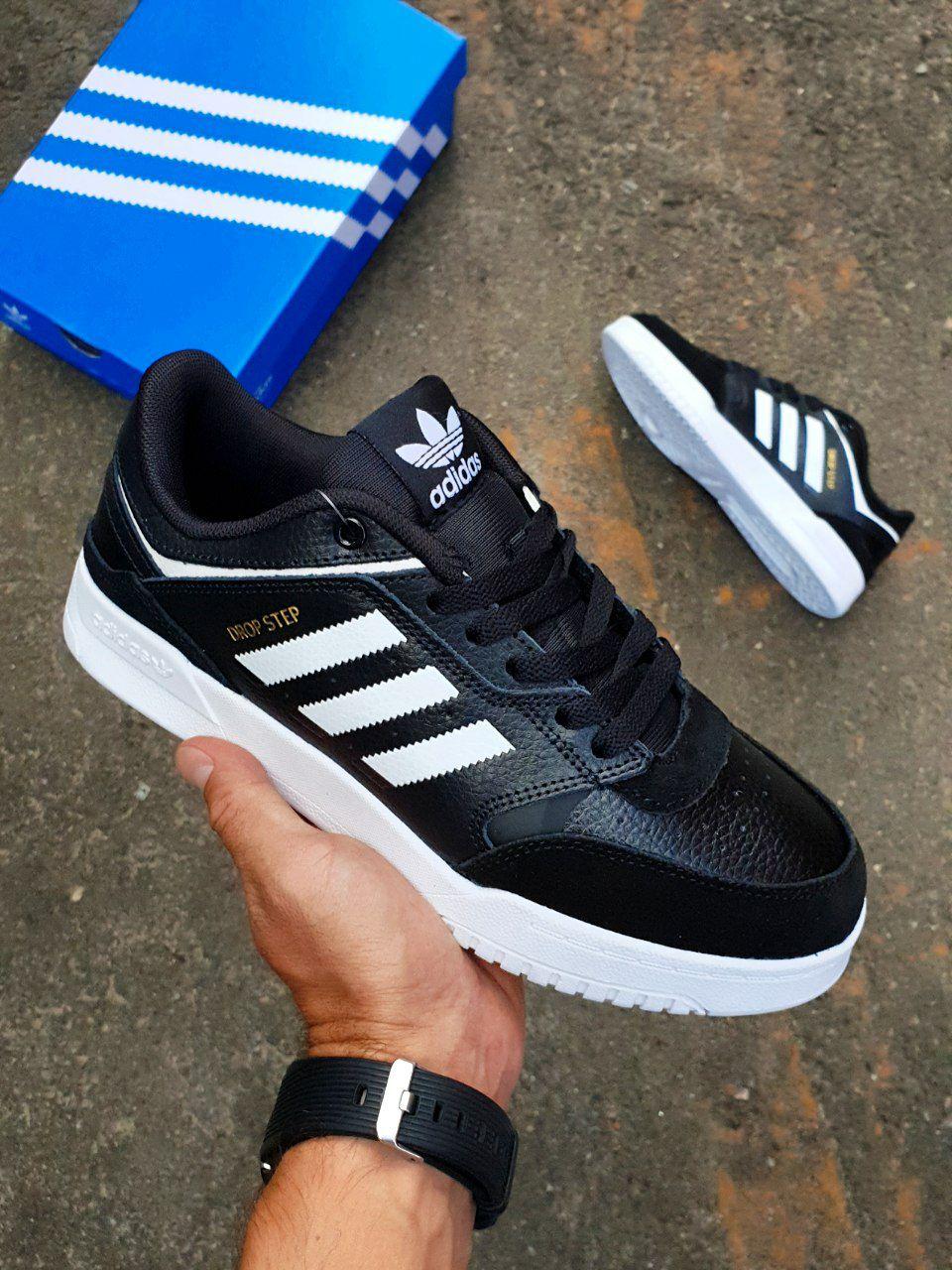 Adidas Drop Step White Black