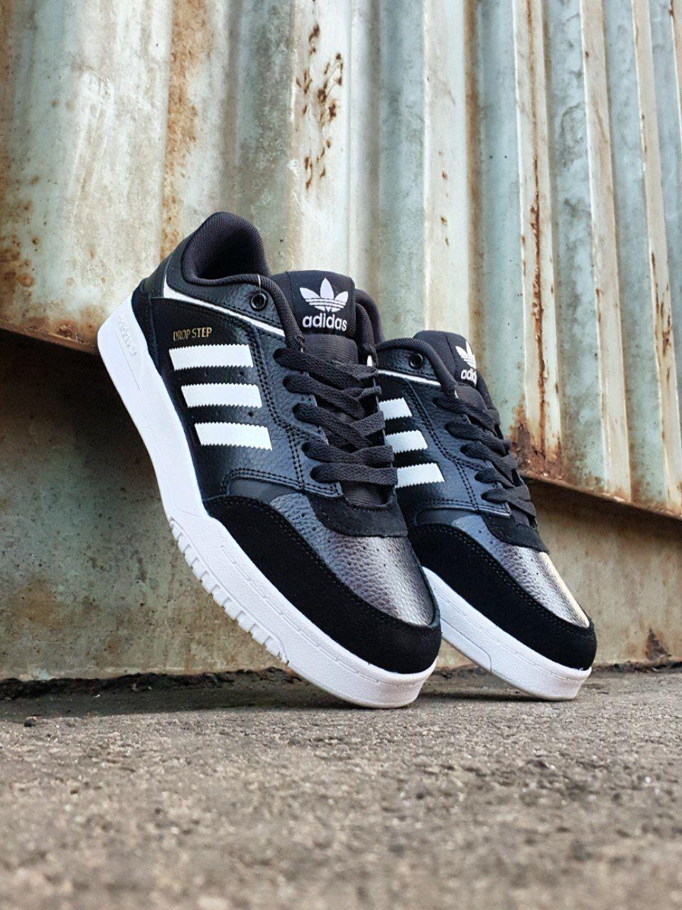 Adidas Drop Step White Black