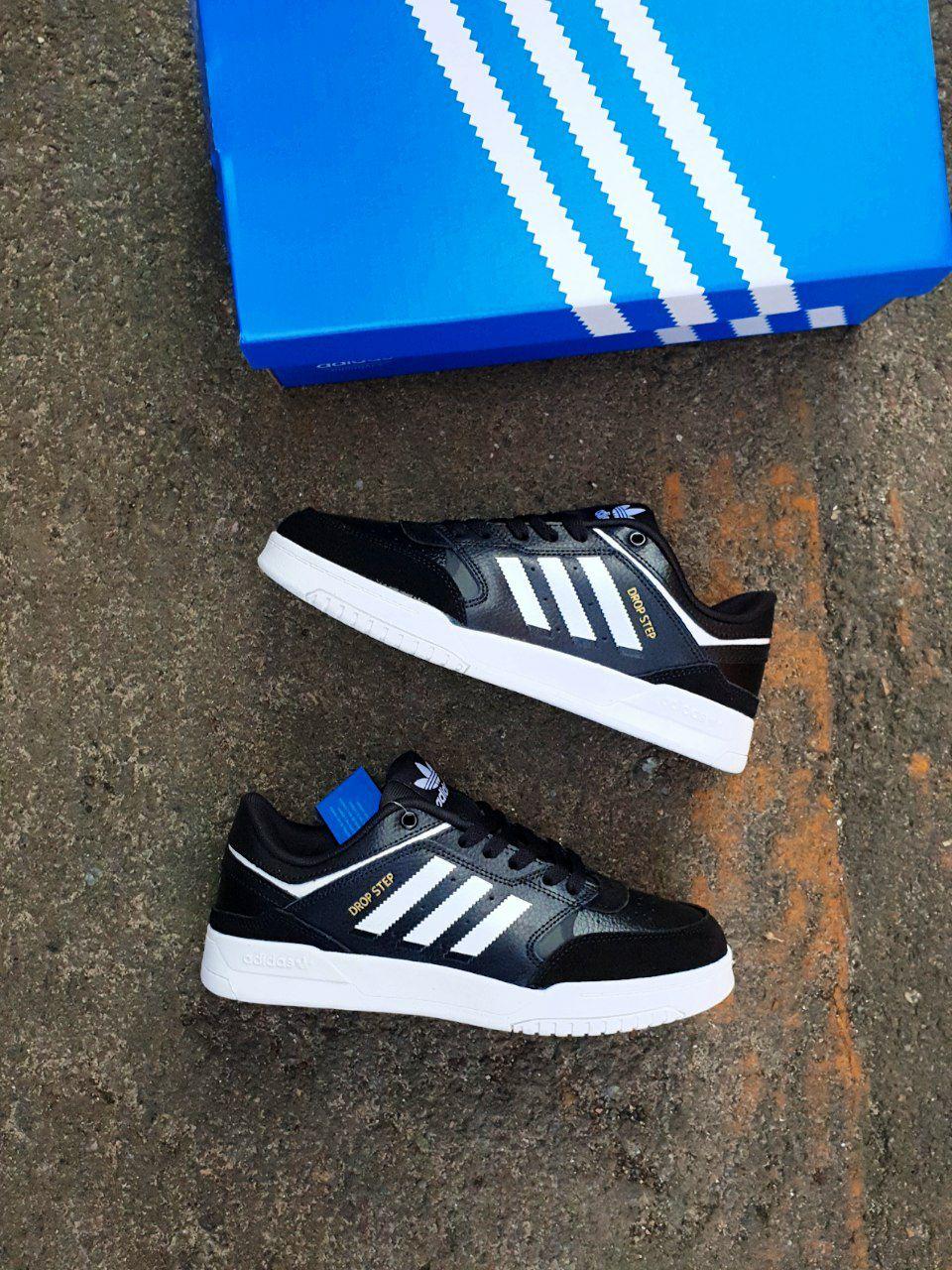 Adidas Drop Step White Black