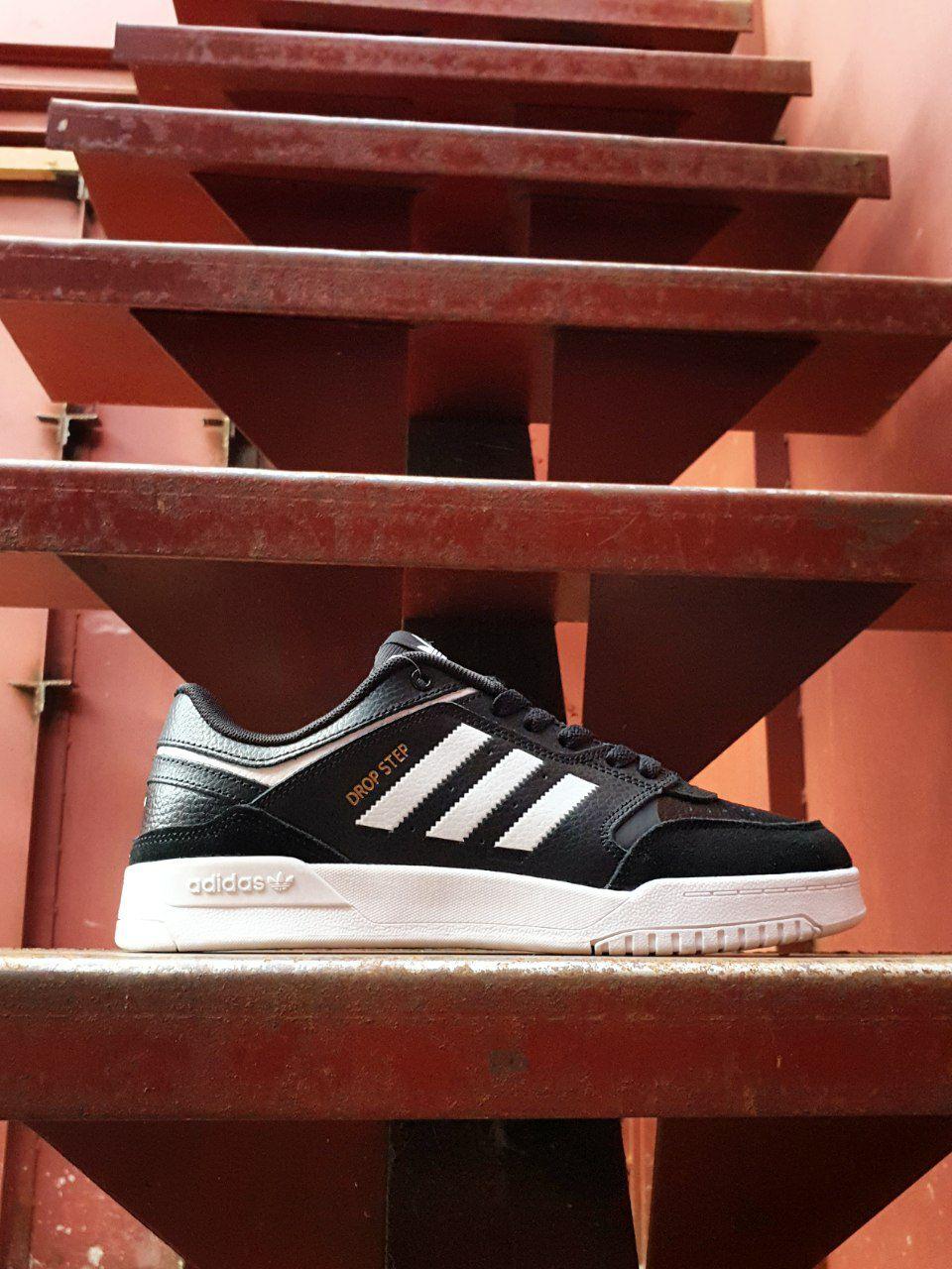 Adidas Drop Step White Black