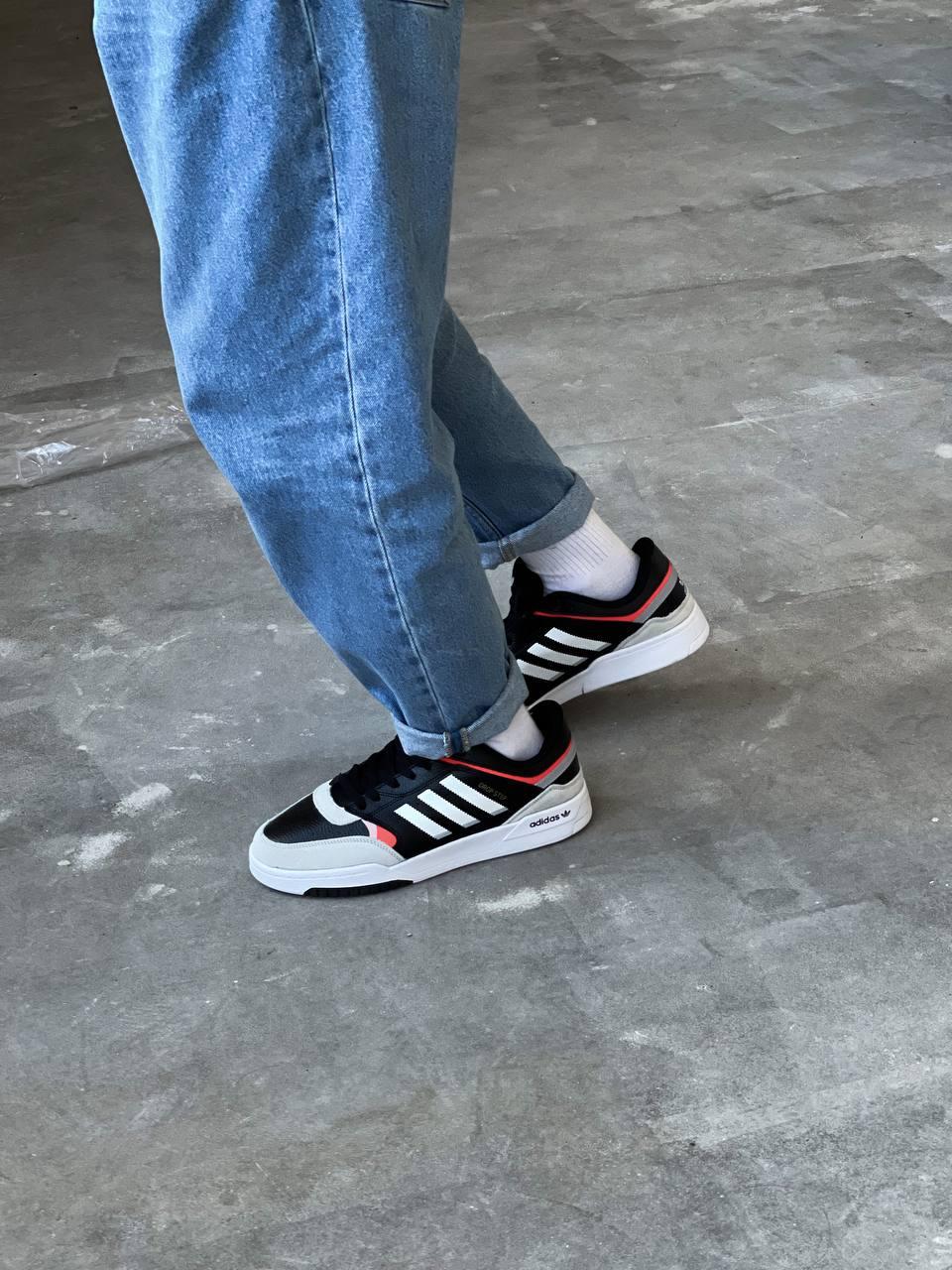 Adidas Drop Step Low Black White