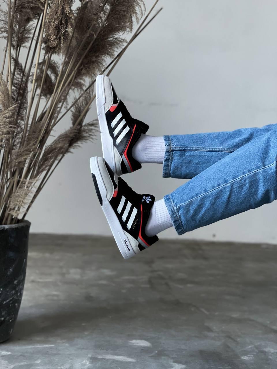 Adidas Drop Step Low Black White