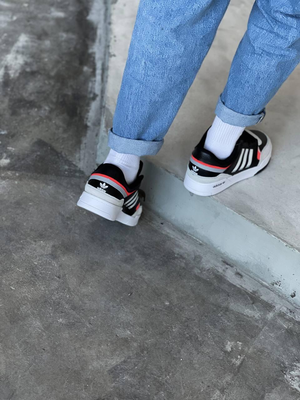 Adidas Drop Step Low Black White