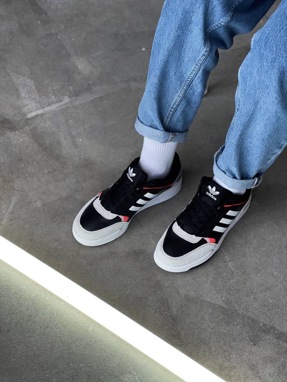 Adidas Drop Step Low Black White