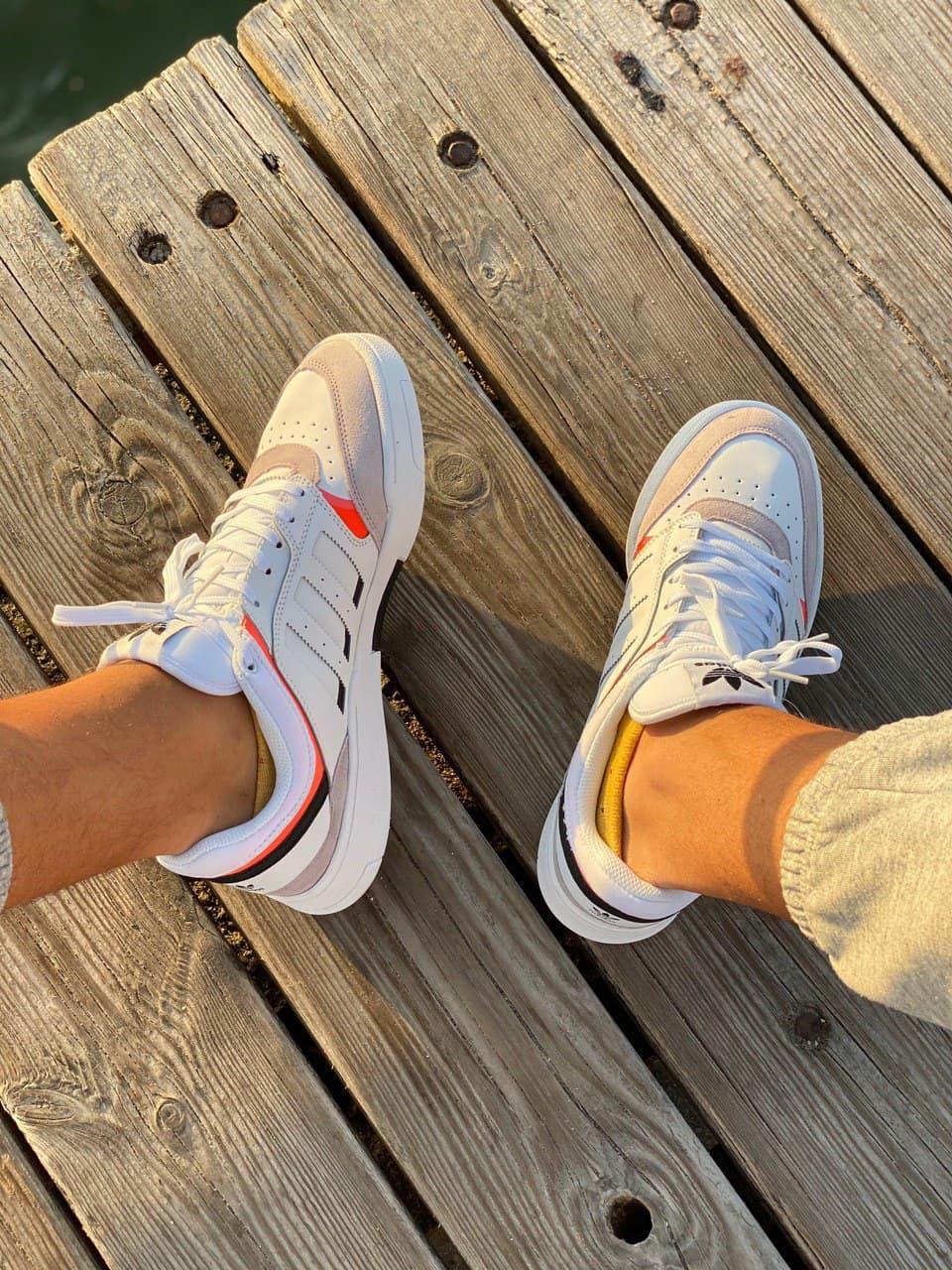 Adidas Adidas Drop Step White Beige Low