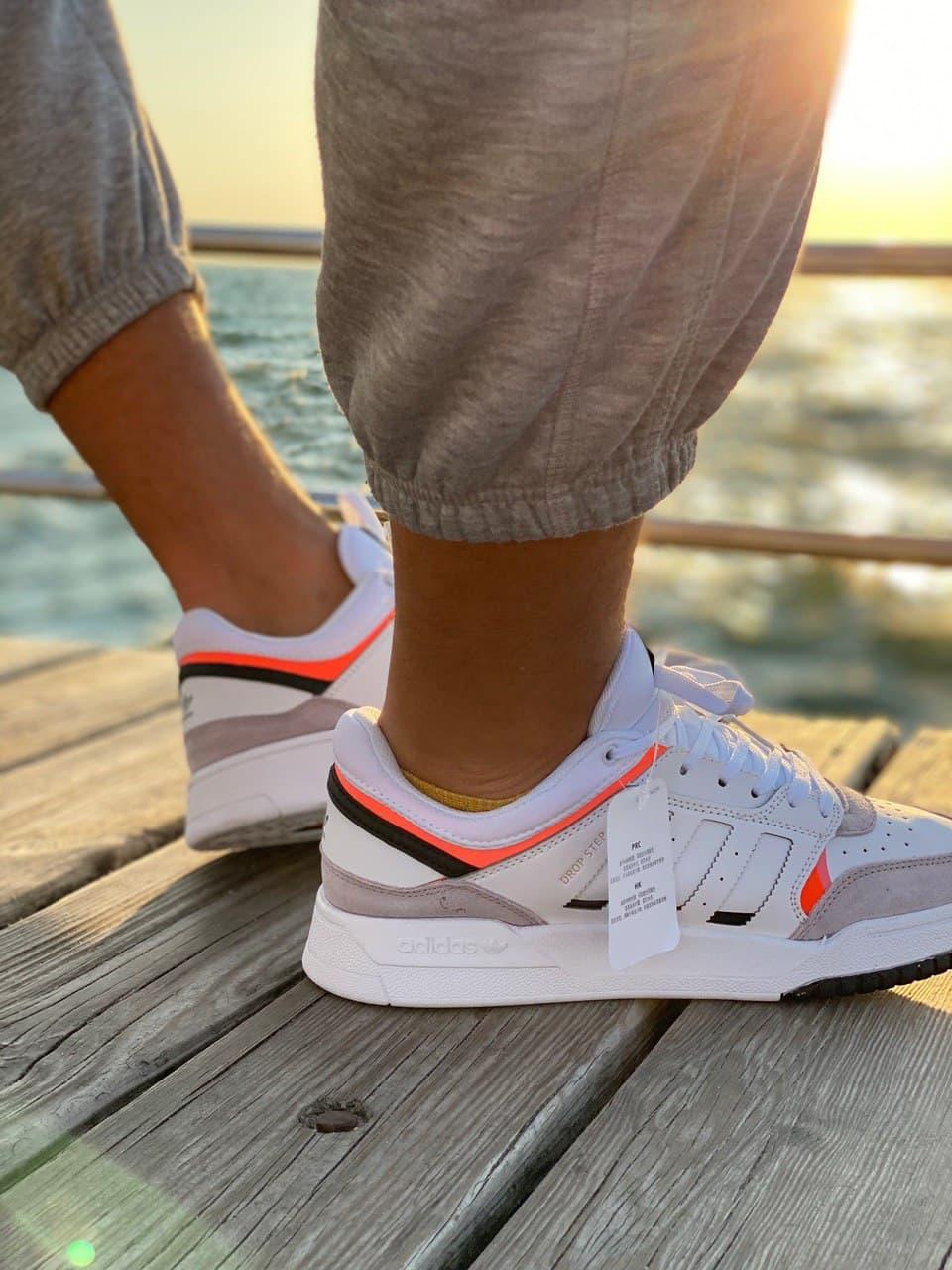 Adidas Adidas Drop Step White Beige Low