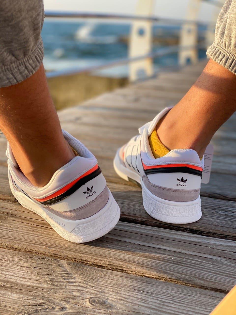 Adidas Adidas Drop Step White Beige Low