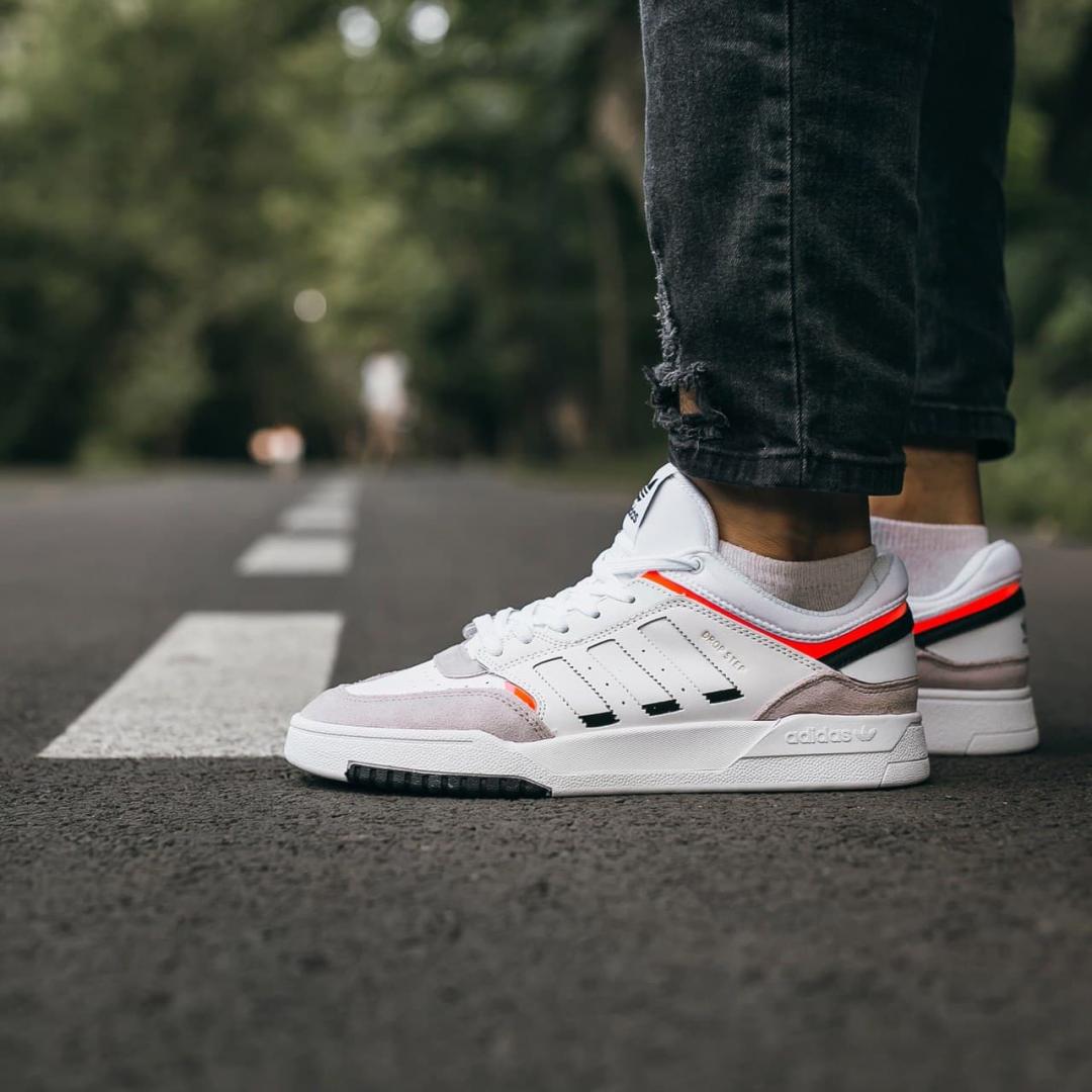 Adidas Adidas Drop Step White Beige Low