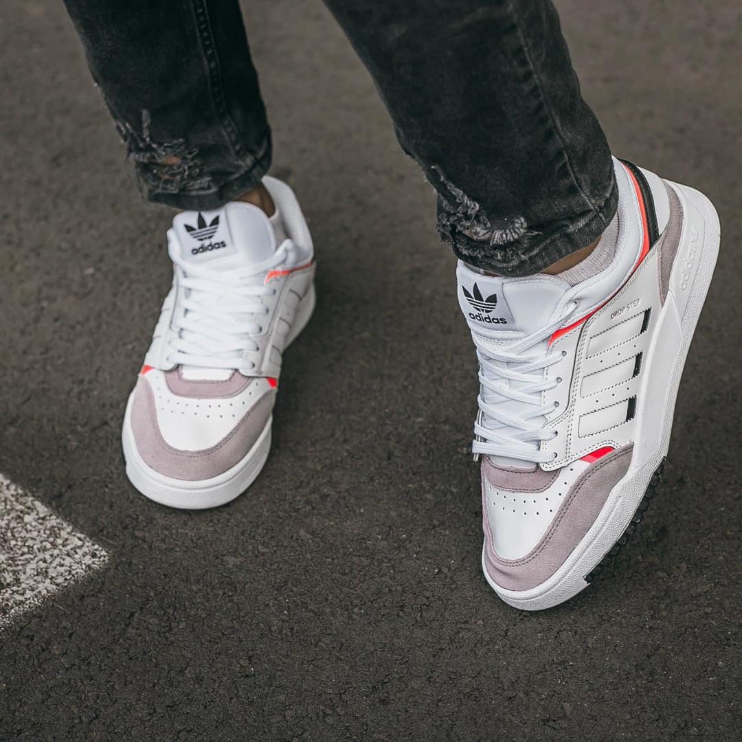 Adidas Adidas Drop Step White Beige Low