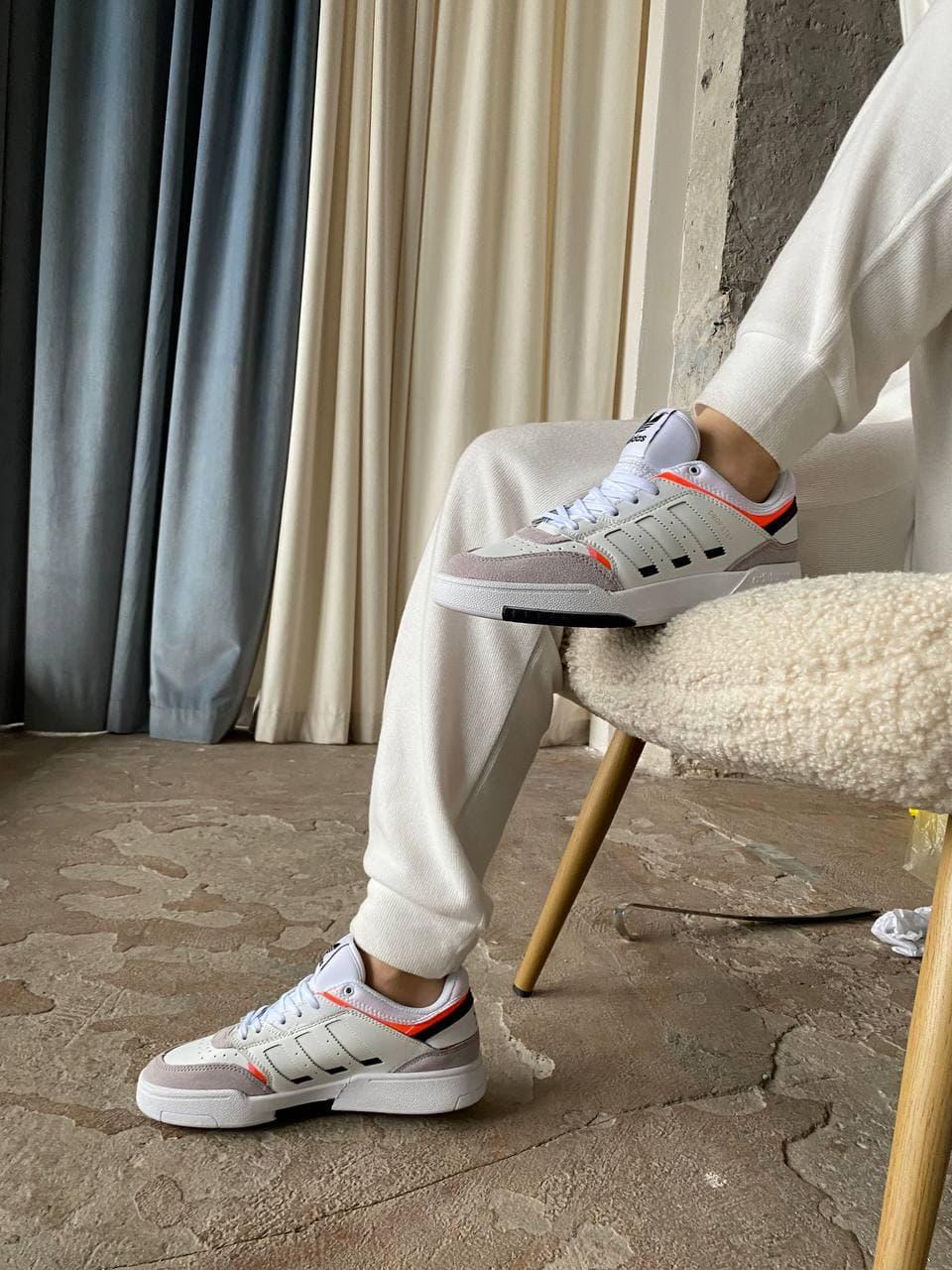Adidas Adidas Drop Step White Beige Low