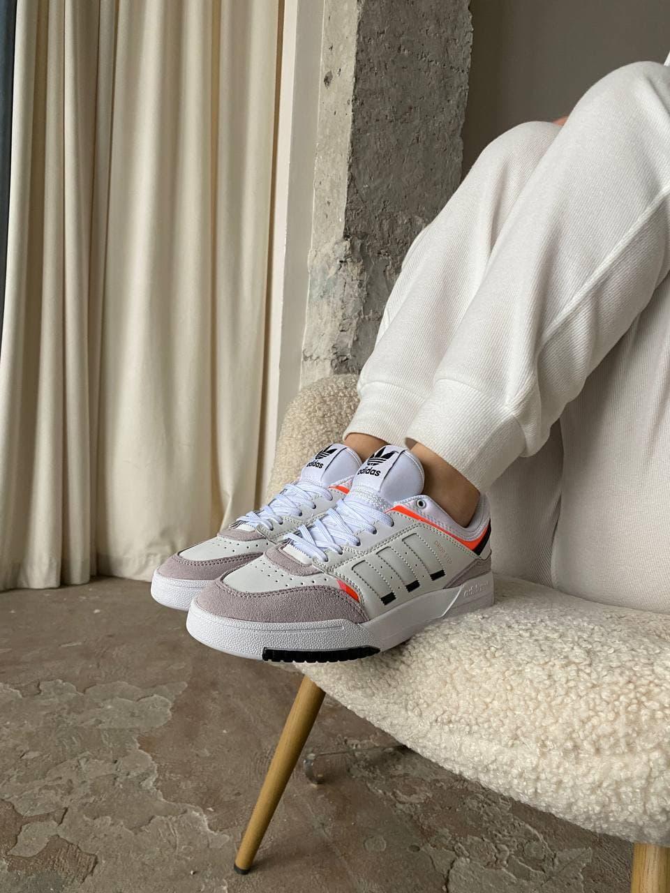 Adidas Adidas Drop Step White Beige Low
