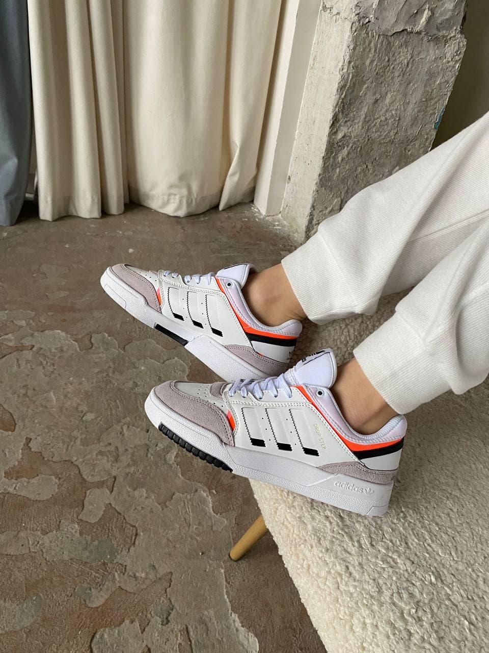 Adidas Adidas Drop Step White Beige Low