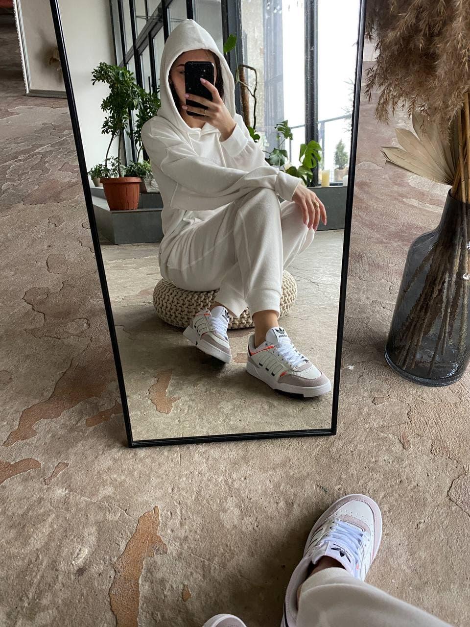 Adidas Adidas Drop Step White Beige Low
