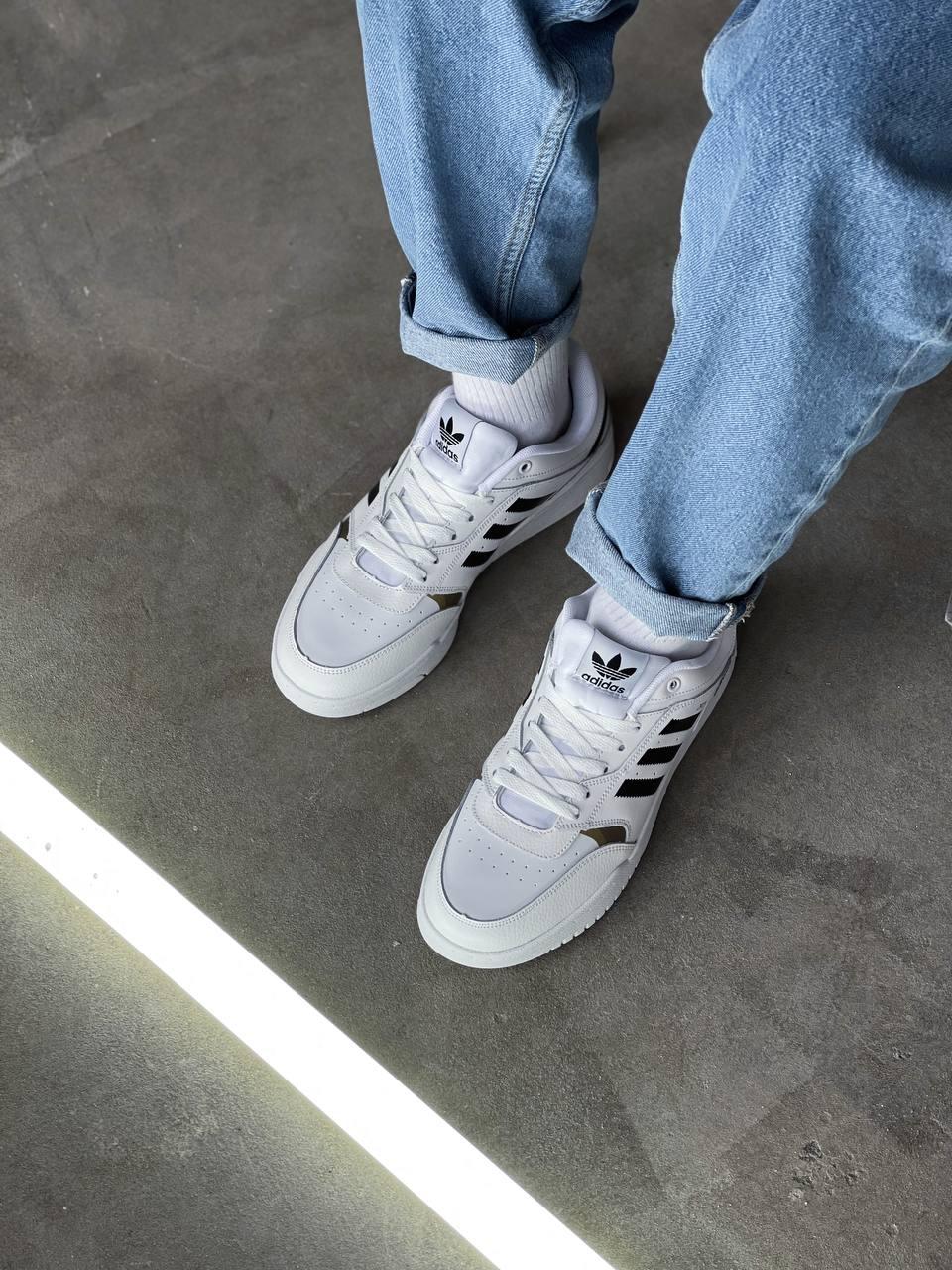Adidas Drop Step White Low