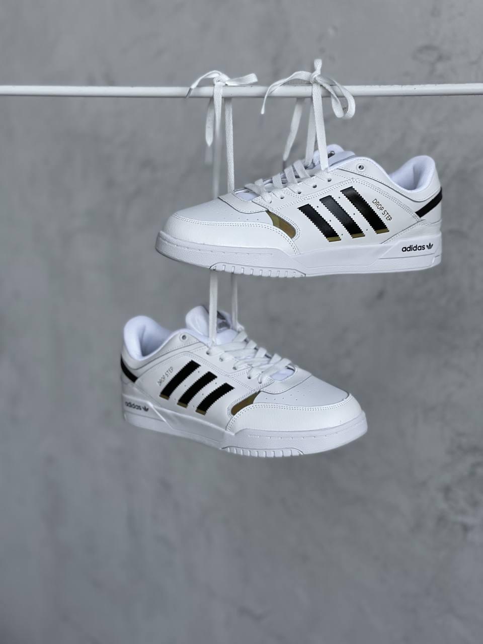 Adidas Drop Step White Low