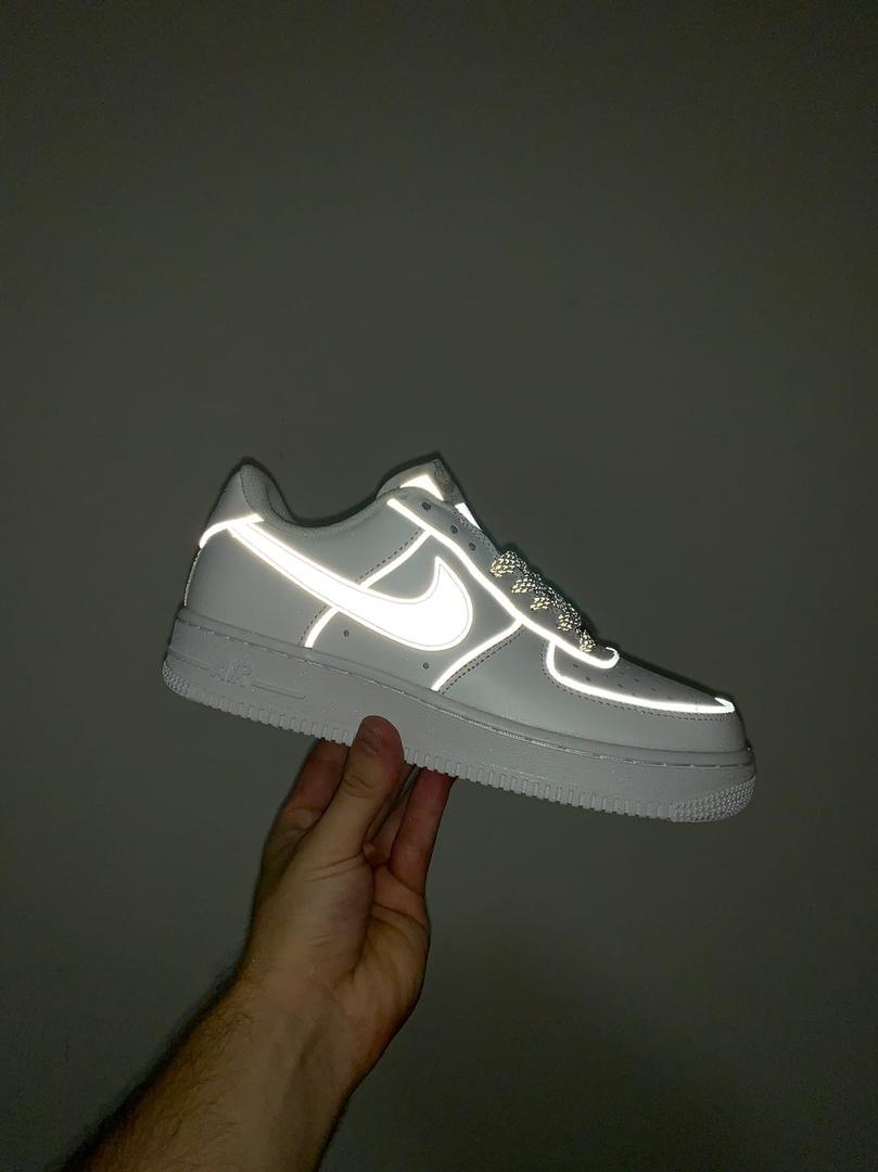 Nike Air Force 1 White Reflective 3