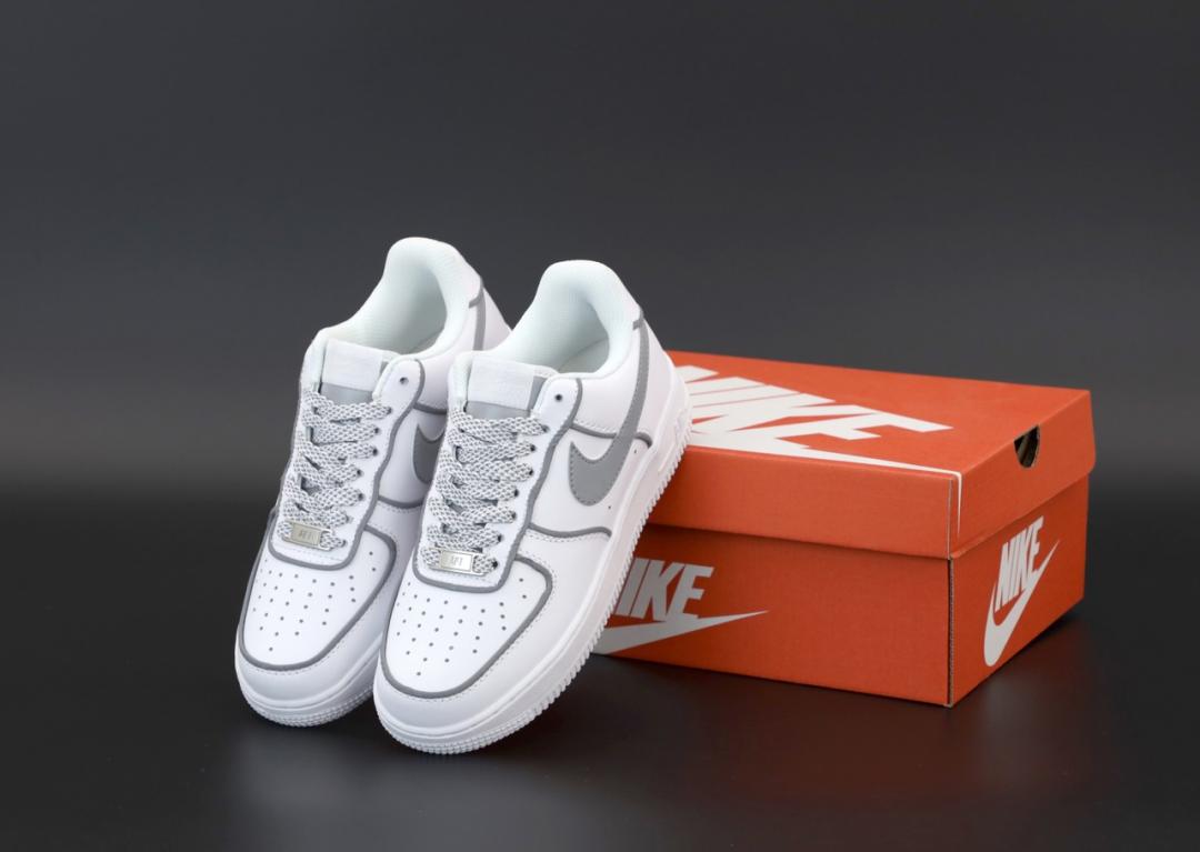 Nike Air Force 1 White Reflective 3
