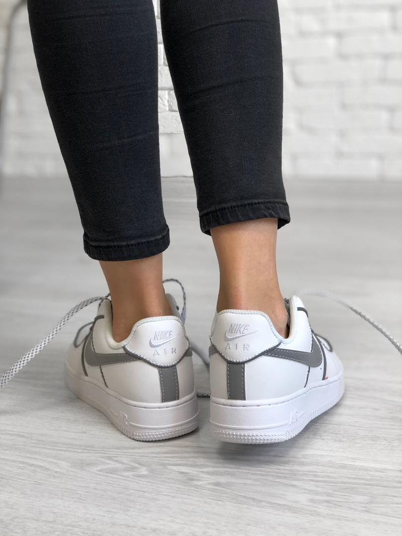 Nike Air Force 1 White Reflective 3