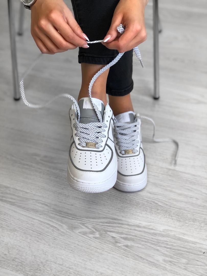 Nike Air Force 1 White Reflective 3