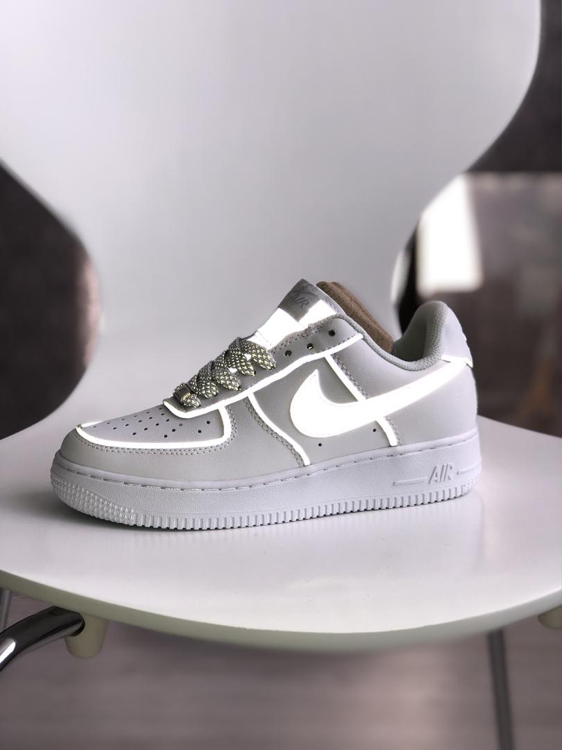 Nike Air Force 1 White Reflective 3