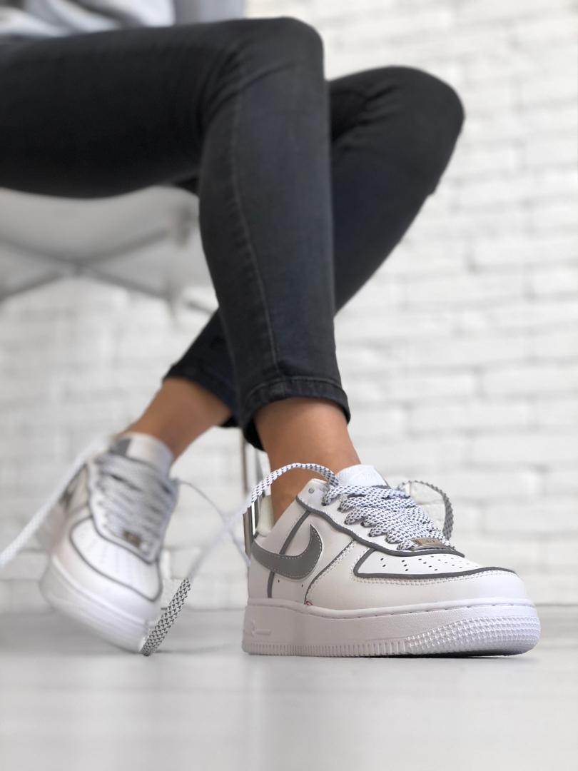 Nike Air Force 1 White Reflective 3