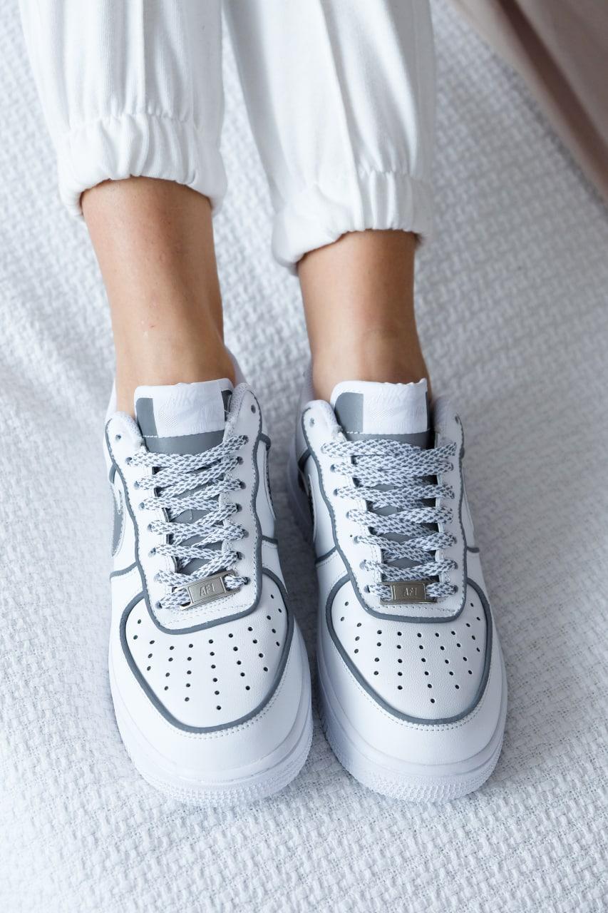 Nike Air Force 1 White Reflective 3