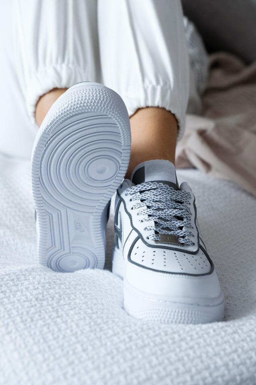 Nike Air Force 1 White Reflective 3
