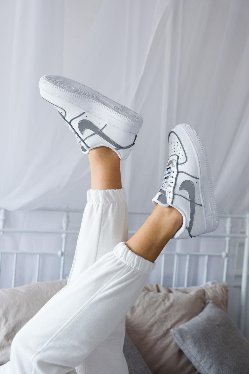 Nike Air Force 1 White Reflective 3