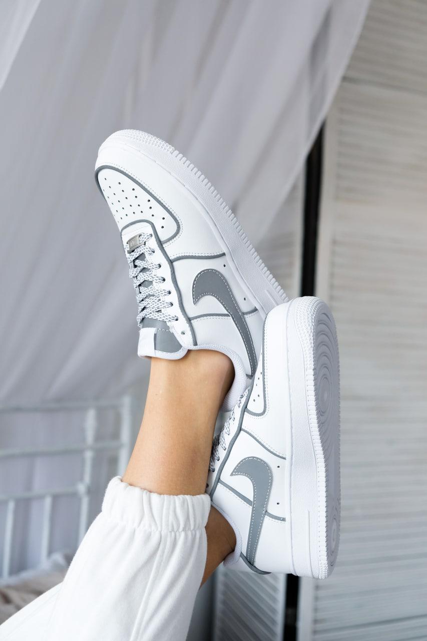Nike Air Force 1 White Reflective 3