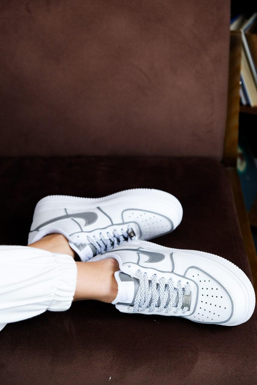 Nike Air Force 1 White Reflective 3
