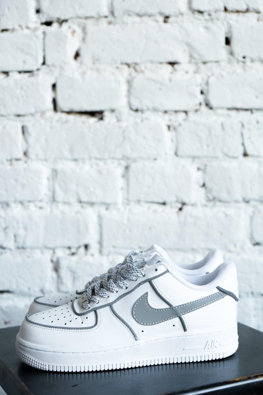 Nike Air Force 1 White Reflective 3
