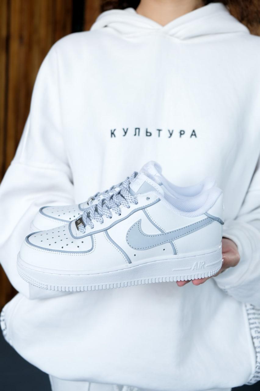 Nike Air Force 1 White Reflective 3