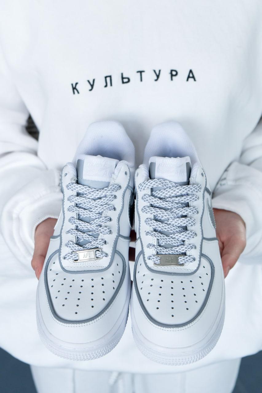 Nike Air Force 1 White Reflective 3