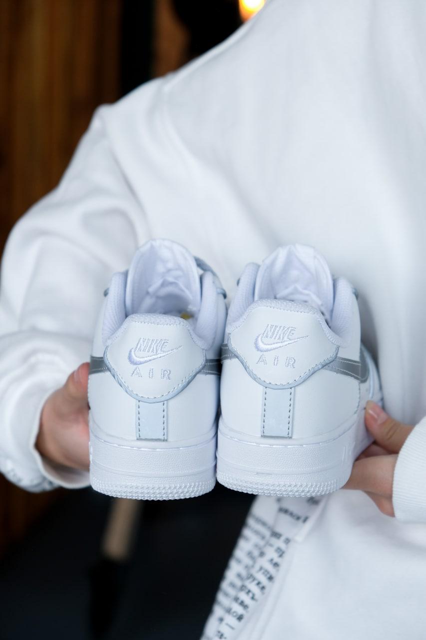 Nike Air Force 1 White Reflective 3