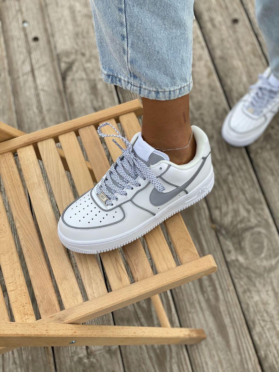 Nike Air Force 1 White Reflective 3