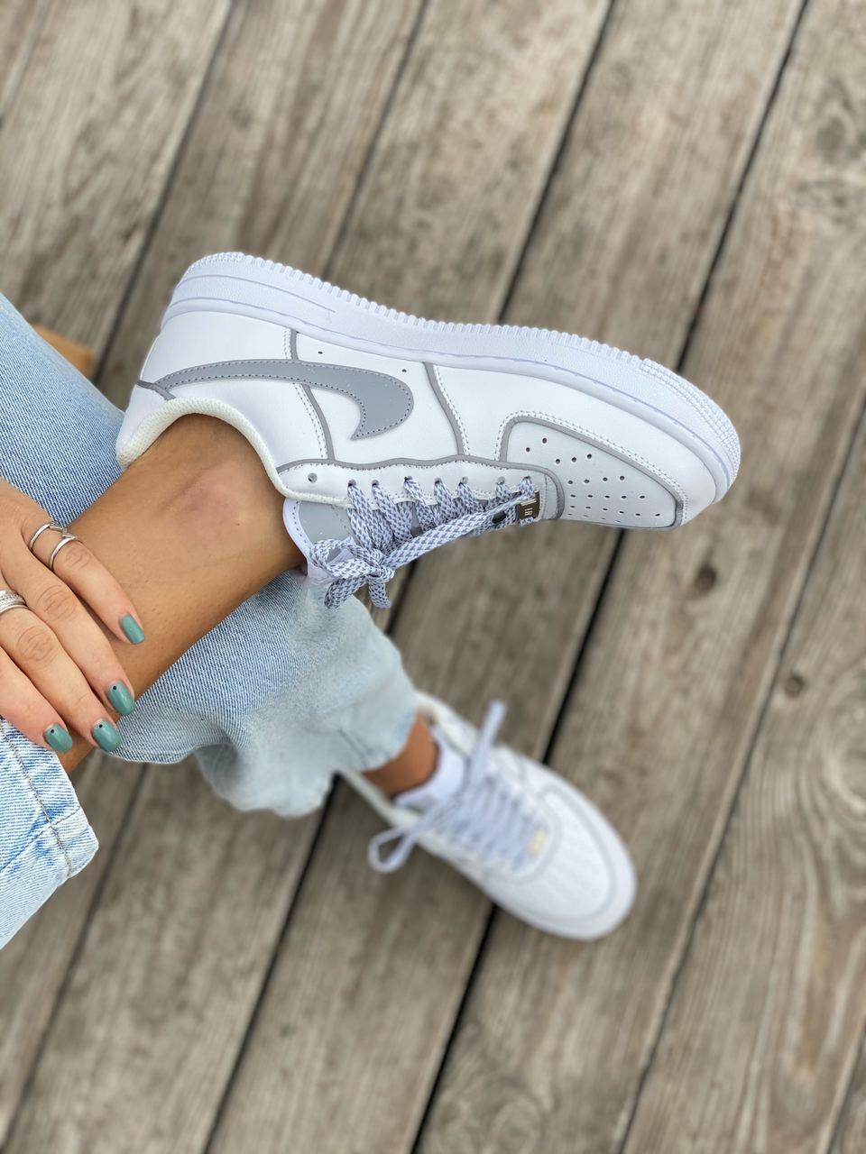 Nike Air Force 1 White Reflective 3