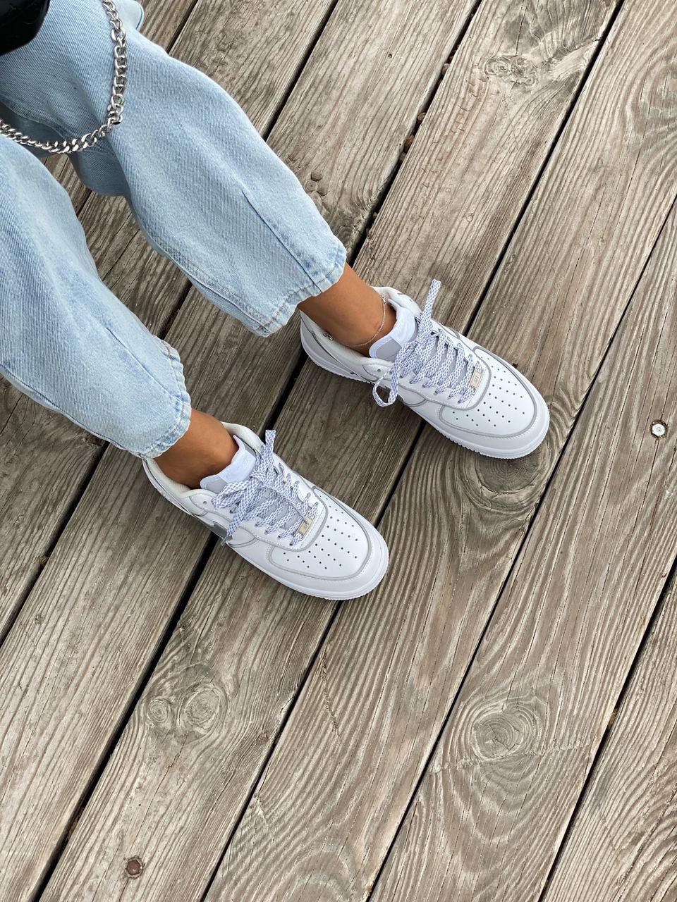 Nike Air Force 1 White Reflective 3