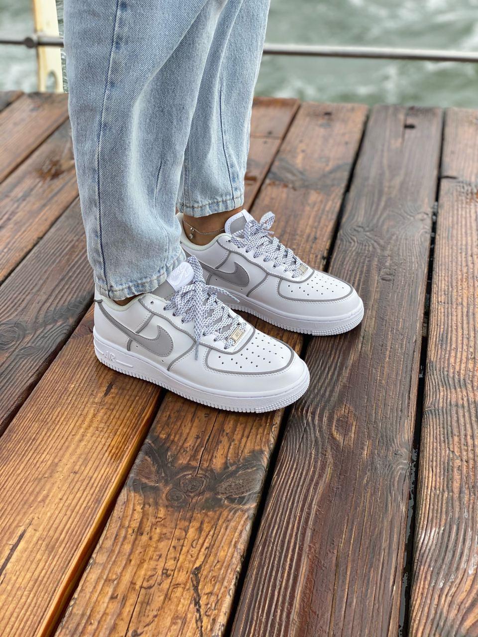 Nike Air Force 1 White Reflective 3
