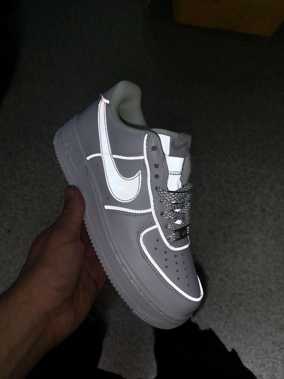 Nike Air Force 1 White Reflective 3