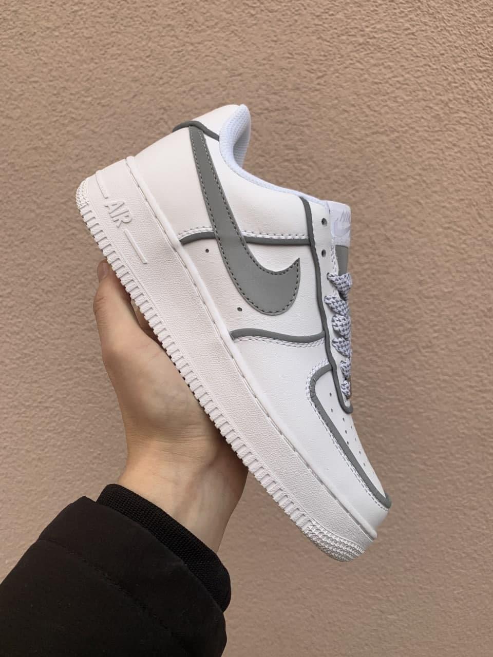 Nike Air Force 1 White Reflective 3
