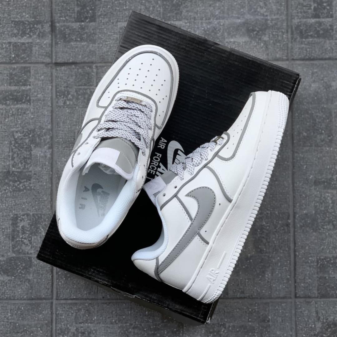 Nike Air Force 1 White Reflective 3