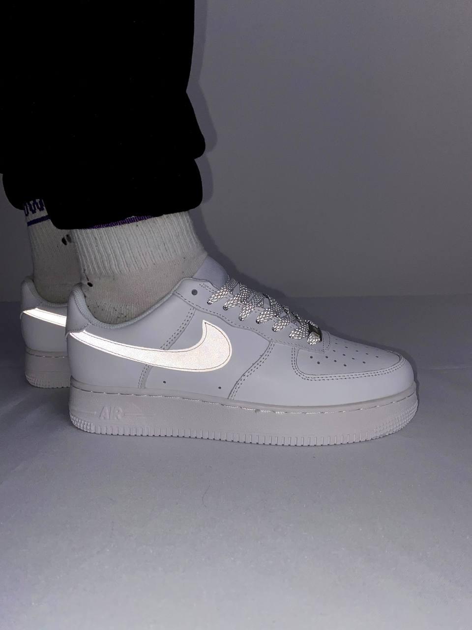 Nike Air Force 1 White Reflective 4
