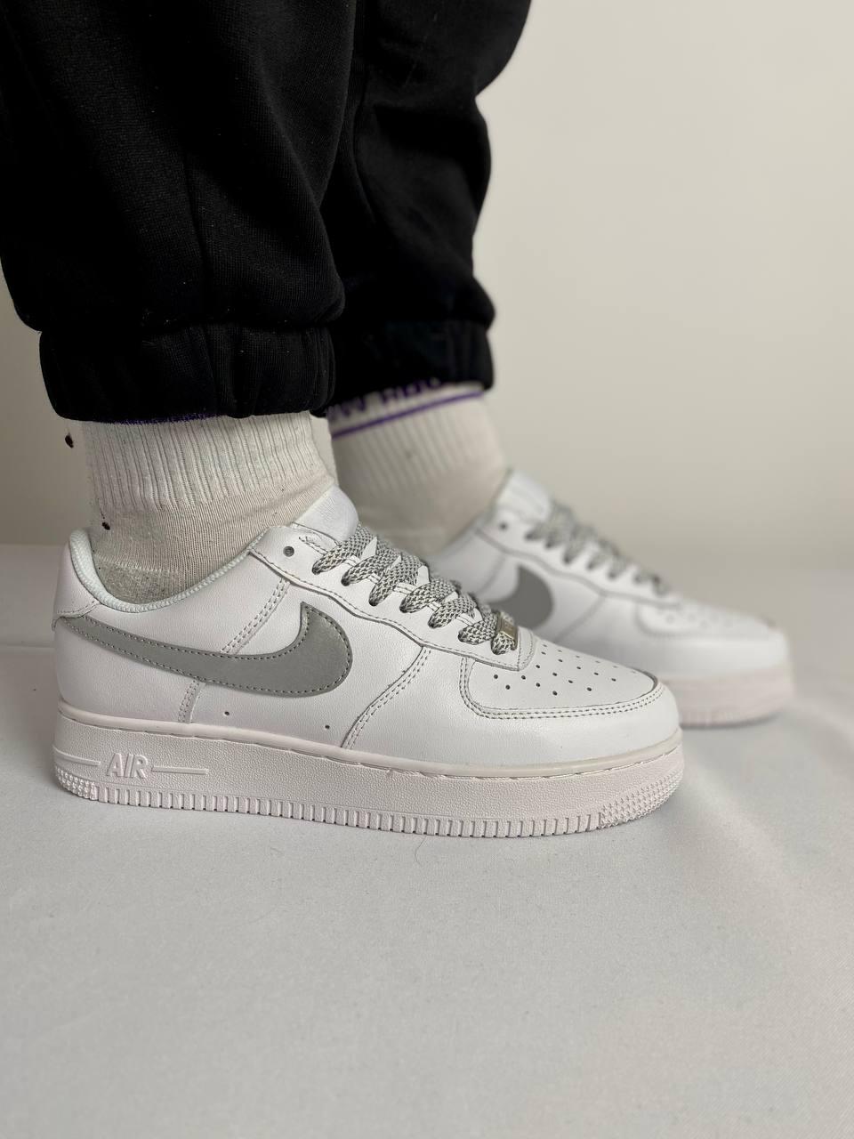Nike Air Force 1 White Reflective 4
