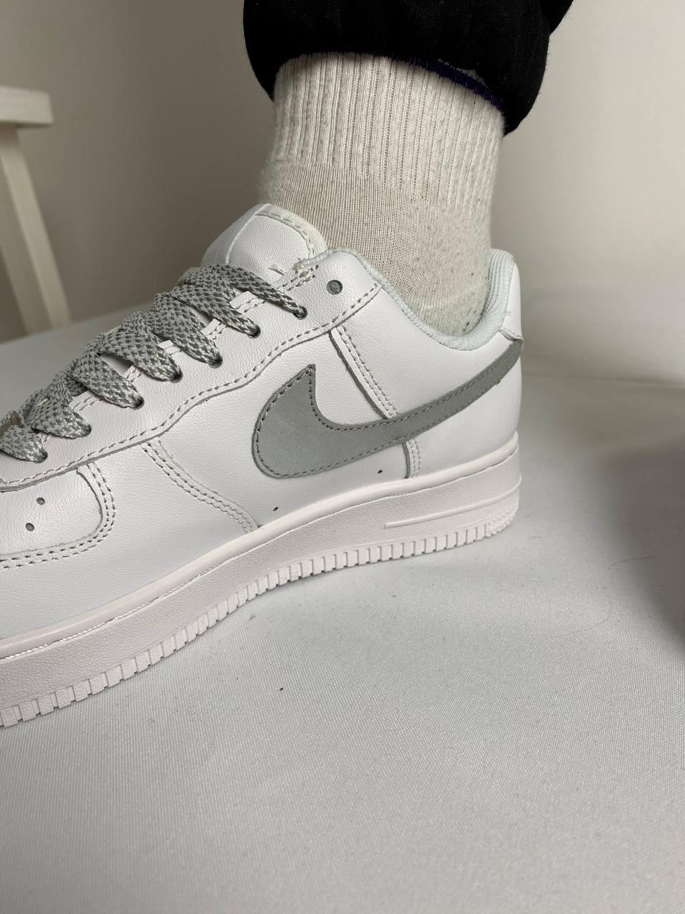 Nike Air Force 1 White Reflective 4