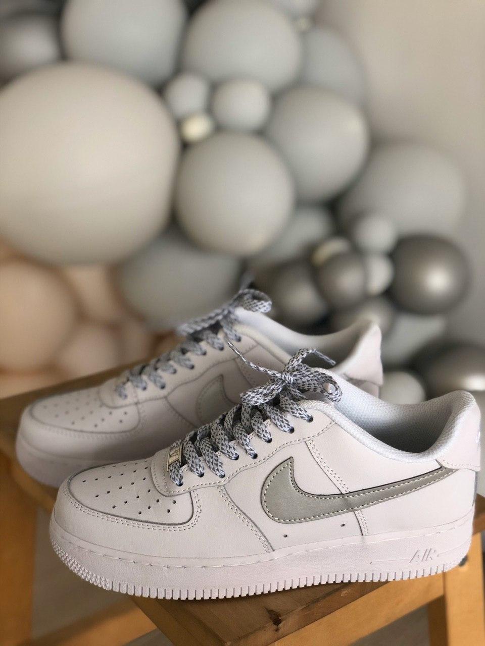 Nike Air Force 1 White Reflective 4